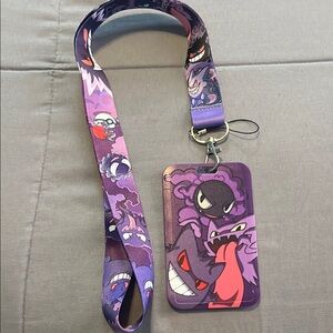 Pokémon Gengar Nintendo - Lanyard and ID card holder